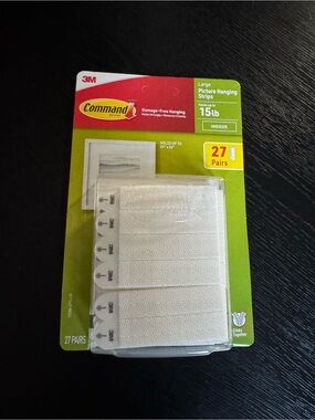 Command Large Picture Hanging Strips - 27 Pairs